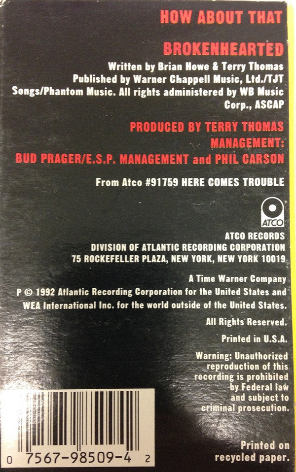 Bad Company - How About That U.S. Cassette Single
