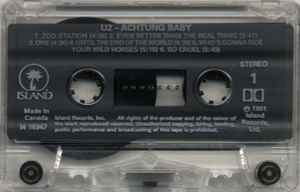 U2 - Achtung Baby Canadian Import Cassette LP Record Club Edition