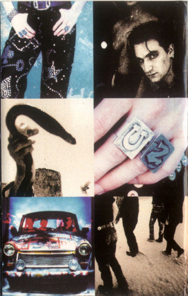 U2 - Achtung Baby Canadian Import Cassette LP Record Club Edition