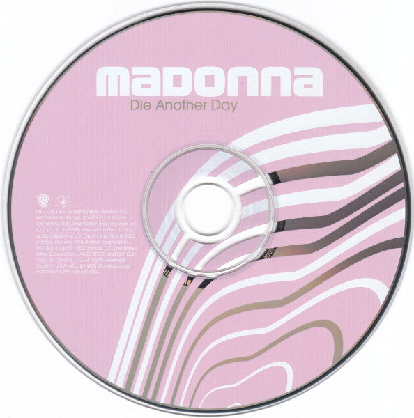 MADONNA - Die Another Day U.S. 2-Track Promo Only CD Single
