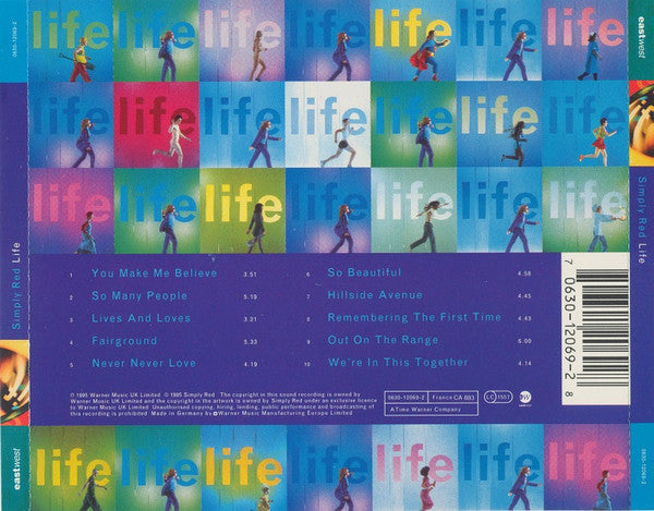 Simply Red - Life U.S. CD LP
