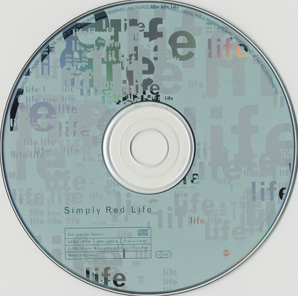Simply Red - Life U.S. CD LP