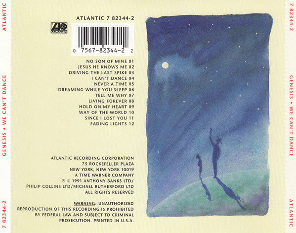 Genesis - We Can't Dance U.S. CD LP