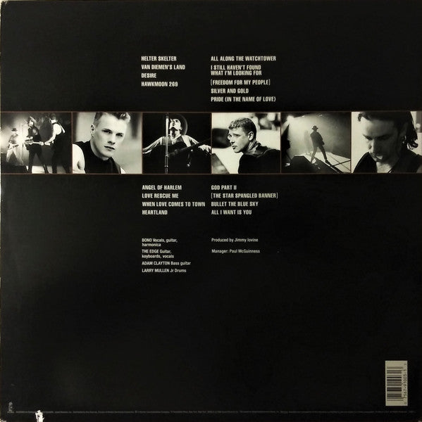 U2 - Rattle & Hum U.S. 2 x LP Very Good Condition