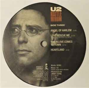 U2 - Rattle & Hum U.S. 2 x LP Very Good Condition