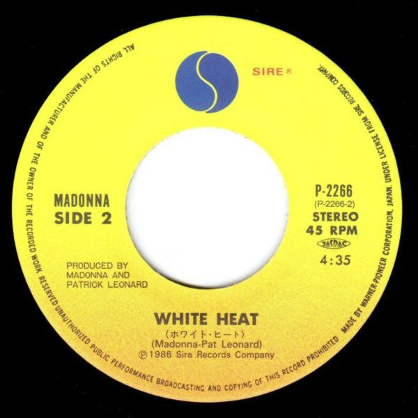 Madonna - Who's That Girl Japanese Import 7" Single