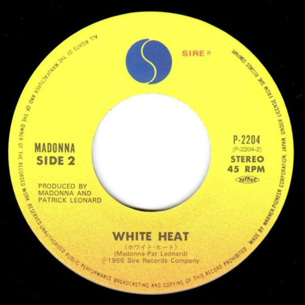 Madonna - Open Your Heart Japanese Import 7" Single