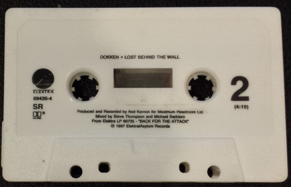 Dokken - Burning Like a Flame U.S. ONLY Cassette single