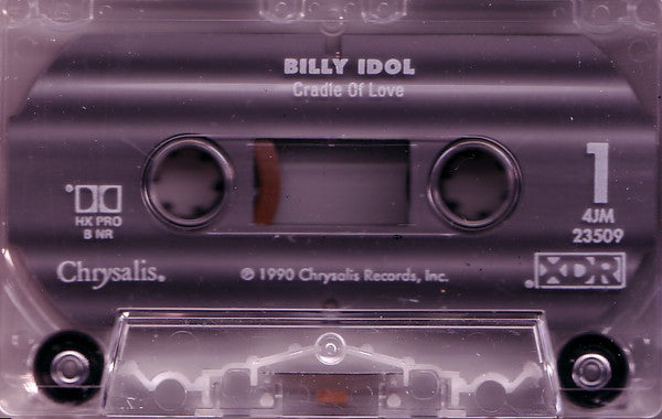 Billy Idol - Cradle Of Love U.S. Cassette Single