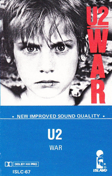 U2 - WAR Canadian Import cassette LP
