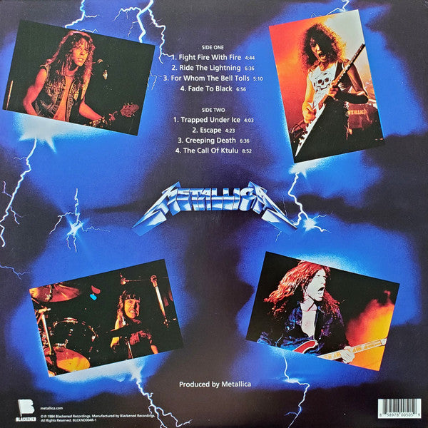 Metallica - Ride The Lightning - U.S. LP Re-Issue - NEW / Still Sealed
