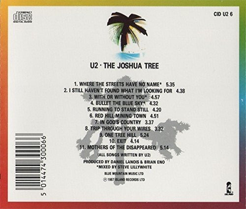 U2 - The Joshua Tree Hand Signed U.S. CD All Four Members
