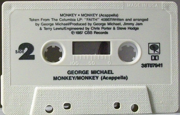 George Michael - Monkey U.S. Cassette Single