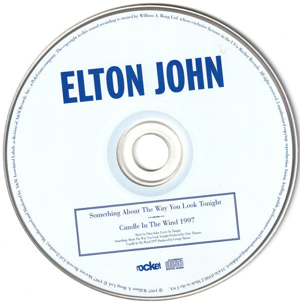 Elton John - Candle In The Wind 1997 U.S. Cd Single NEW / Sealed