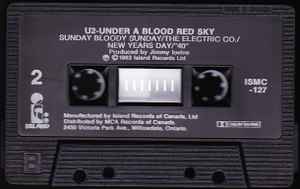 U2 - Under A Blood Red Sky Canadian Import cassette LP