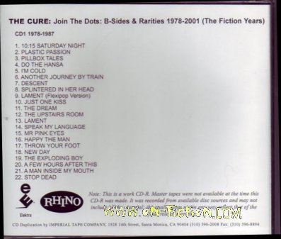 The Cure - Join The Dots VERY Rare U.S. Promo 4 x CD Set