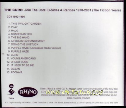 The Cure - Join The Dots VERY Rare U.S. Promo 4 x CD Set