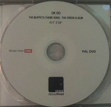 OK Go - The Muppets Theme Song - Rare DVDr Promotional Test Pressing