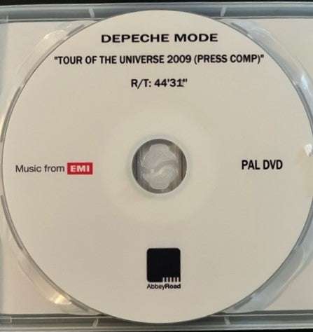 Depeche Mode - Tour Of The Universe Press Conference - RARE DVDr Test Pressing