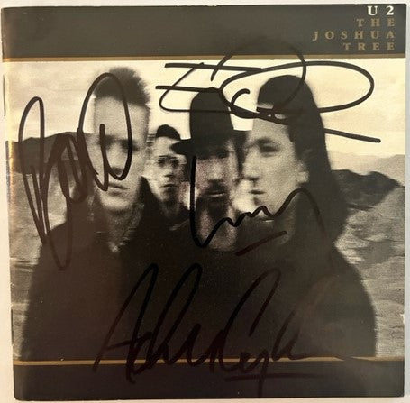 U2 - The Joshua Tree Hand Signed U.S. CD All Four Members
