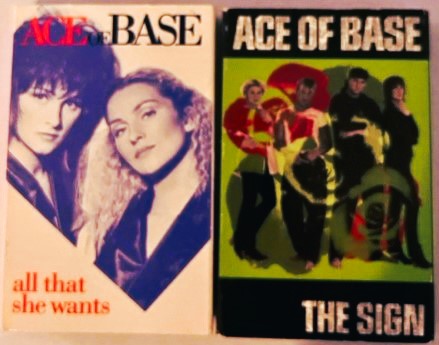 Ace Of Base - All That She Wants / The Sign 2x U.S. Cassette Singles