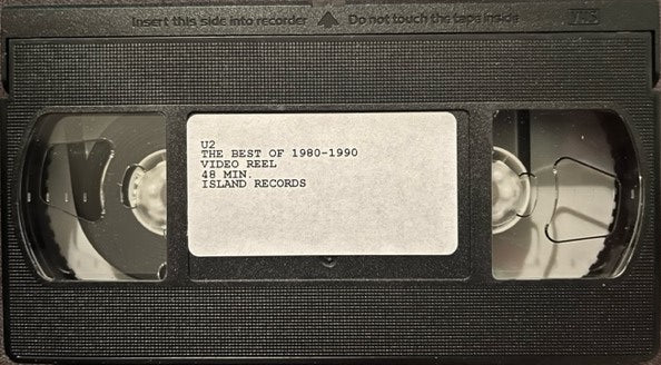 U2 - The Best Of 1980-1990 RARE Promotional Only VHS