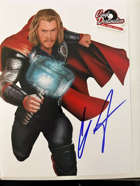 Chris Hemsworth - Thor Hand signed 8 x 10 Photo