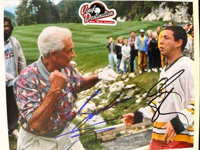 Happy Gilmore - Cast Signed 8 x 10 Photo Bob Barker & Adam Sandler