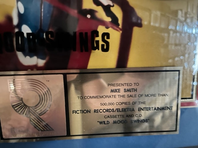 The CURE - Wild Mood Swings RIAA Certified Record Award