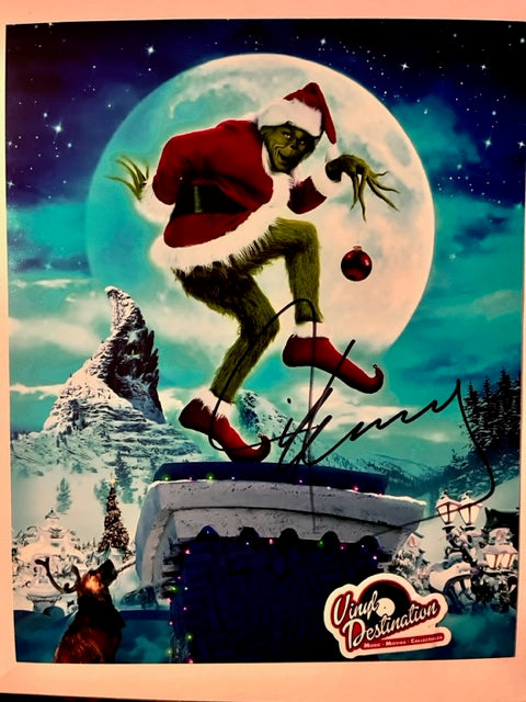 The Grinch - Jim Carrey Hand Signed 8 x 10 Photo
