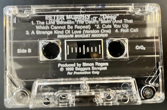 Peter Murphy - Deep Super Rare Promotional Only Cassette LP