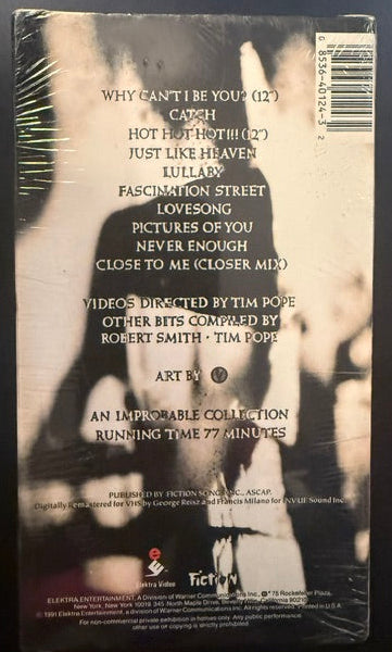 The Cure - Picture Show U.S. VHS NEW FACORY SEALED