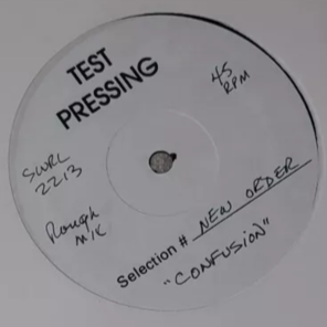 NEW ORDER - Confusion RARE US 12" Test Pressing Streetwise