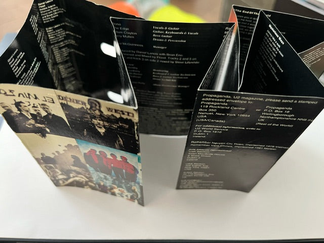 U2 Achtung Baby Very Rare Taiwanese Import Cassette LP