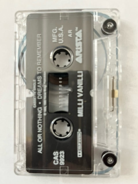 Milli Vanilli - All Or Nothing U.S. Cassette Single