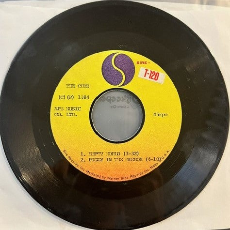 THE CURE - The Empty World / Piggy In The Mirror UNIQUE 7" Metal Acetate