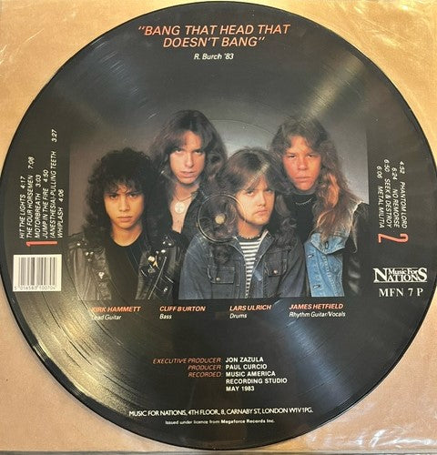 Metallica - Kill 'Em All U.K. Import Picture Disc LP