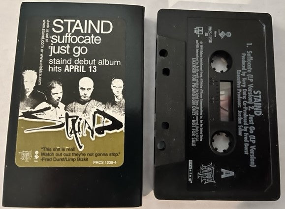 Staind - Suffocate Rare Promotional Only Cassette Single