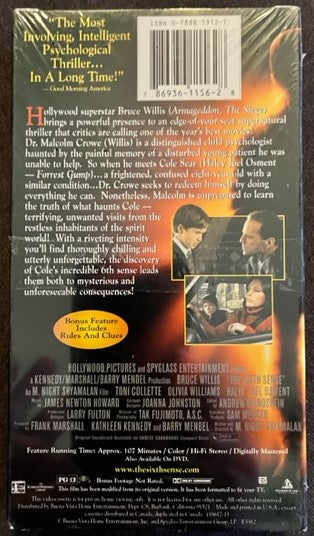 The Sixth Sense - VHS Videocassette NEW / Sealed