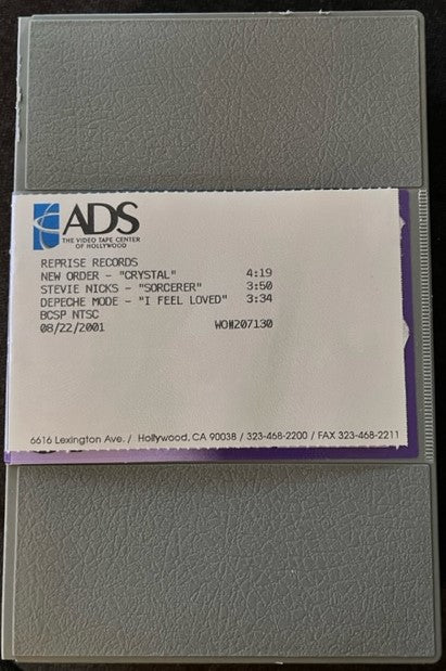 Depeche Mode - I Feel Loved RARE Promo Beta Cassette W/ New Order & Stevie Nicks