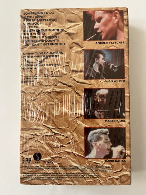 Depeche Mode - Live In Hamburg RARE U.S. Beta Videocassette *NEW/Factory Sealed*