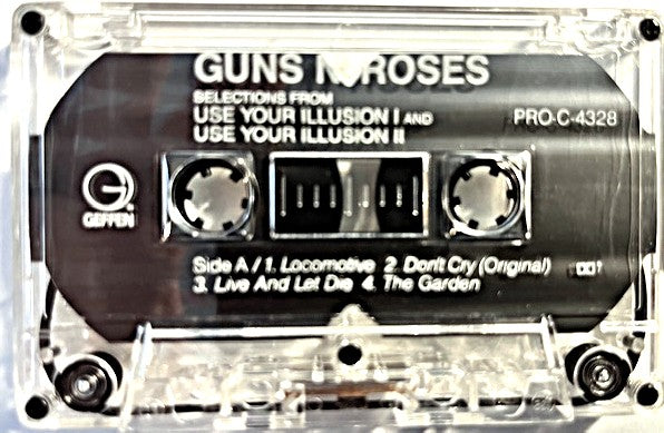 Guns-N-Roses - Use Your illusion 1 & 2 Promo Only 8-Track Sampler Cassette