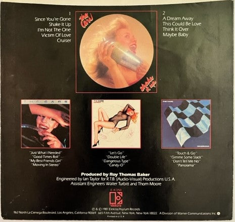 The Cars - Shake It Up - 7" Single Sleeve Hand Signed By Ric Ocasek