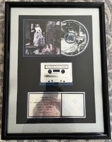 Duran Duran - Wedding Album RIAA Platinum Sales Award