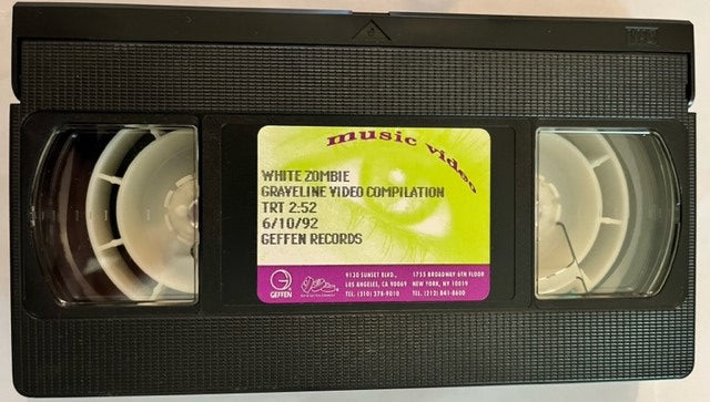 White Zombie - Graveline Video Compilation - Rare VHS Videocassette