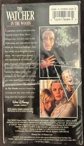 The Watcher In The Woods - Walt Disney Home Video VHS New / Sealed