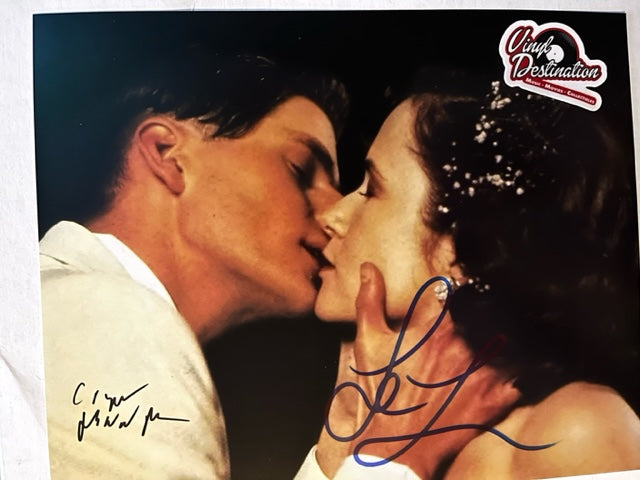 Back To The Future - Cast Signed 8 x 10 Photo Crispin Glover & Lea Thompson
