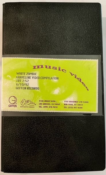 White Zombie - Graveline Video Compilation - Rare VHS Videocassette