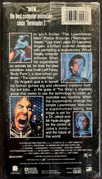 The Lawnmower Man - VHS Videocassette NEW / Sealed