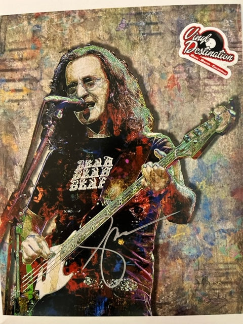 Geddy Lee / RUSH - Hand Signed 8 x 10 Photo
